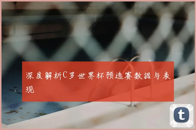 深度解析C罗世界杯预选赛数据与表现